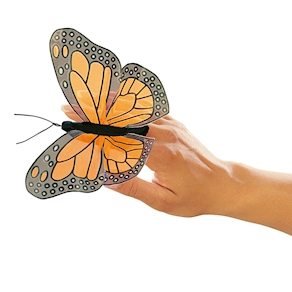 mini Schmetterling Fingerpuppe