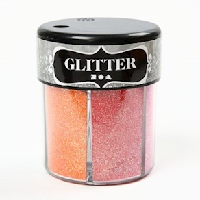 Glitter-Sortiment pastell,