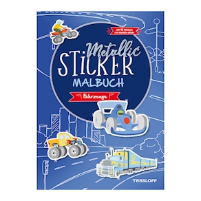Metallic-Sticker Malbuch