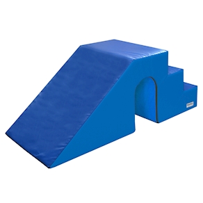 Treppenrutsche klein, blau/hellblau L 130 x B 60 x H 50 cm
