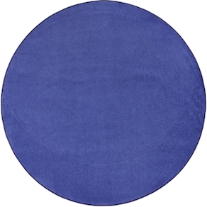 Teppich, Ø 2 m, meeresblau