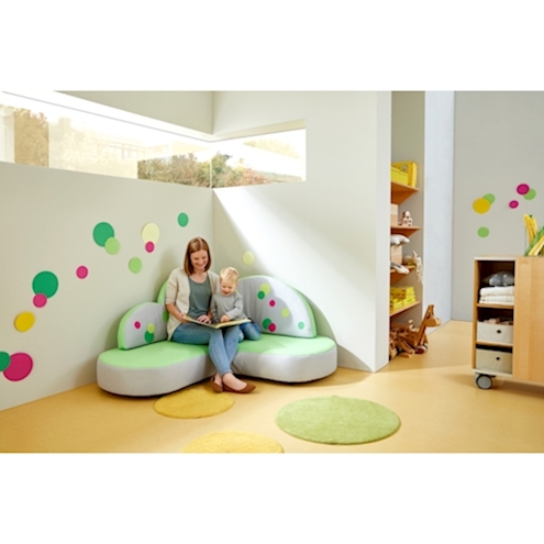 Sofa Bubbles, Sitzhöhe 25 cm Schenkellänge 140 cm