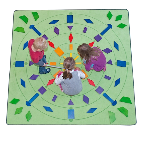 Spielteppich Mandala 200 x 200 cm