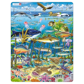 Tiere im Meer, Puzzle 60 Teile