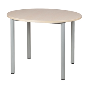 Easy-Tisch rund Melaminharz-Belag und Gleiter Ø 100 x H 42,5 cm