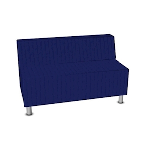 Relax-Sofa mit 1 Rückenlehne, B130x SH42 x T65 cm, Stoffgr.2