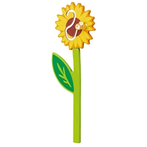 Applikation Sonnenblume mit