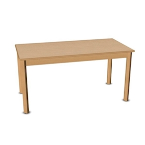 Rechteck-Tisch, 120x60 cm in Buche Massivholz STAW