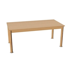Rechteck-Tisch, 140x70 cm in Buche Massivholz STAW