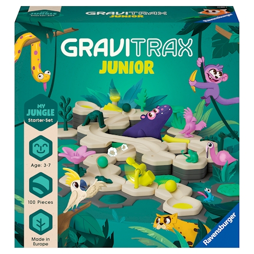 GraviTrax Junior Starter-Set L Jungle, 100 Teile