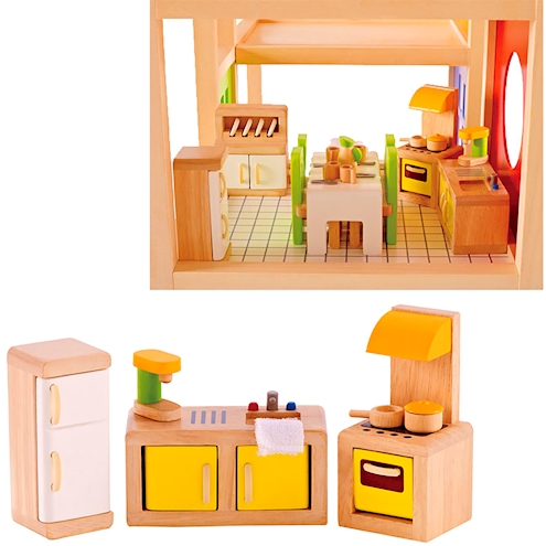 Puppenhausmöbel Küche