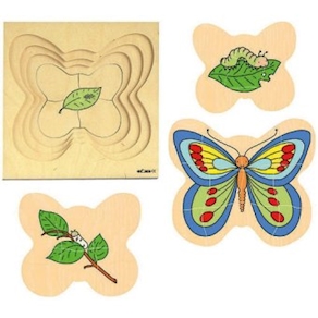 Lagenpuzzle Schmetterling,