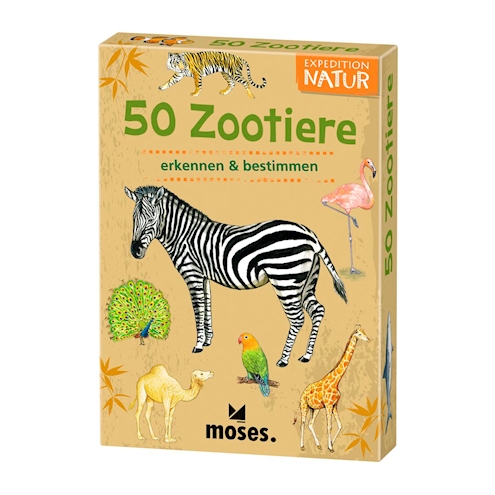 50 Zootiere Lernkarten