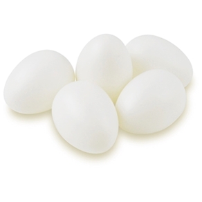 Eier aus Kunststoff, 50 Stk.