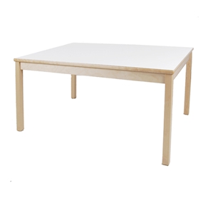 Klassik-Tisch rechteckig mit HPL-Belag und Filzgleiter B 120 x H 42,5 x T 60 cm