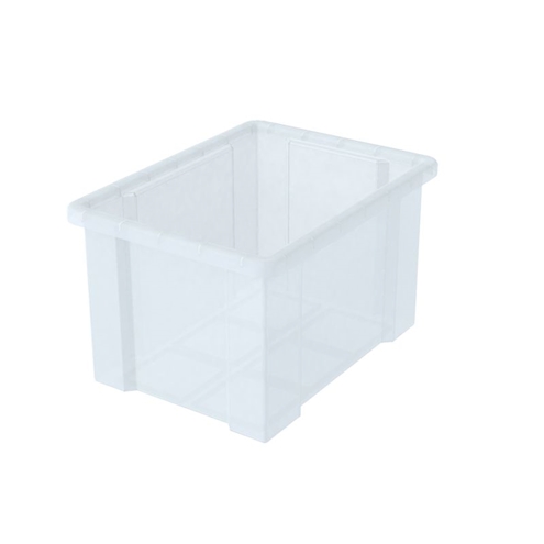 Aufbewahrungsbox transparent, 5 Stück, L 35 x B 26 x H 21 cm